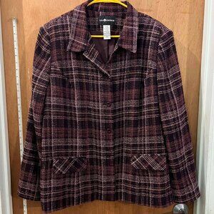 Size 16 - Sag Harbor - Purple Tone Sports Jacket